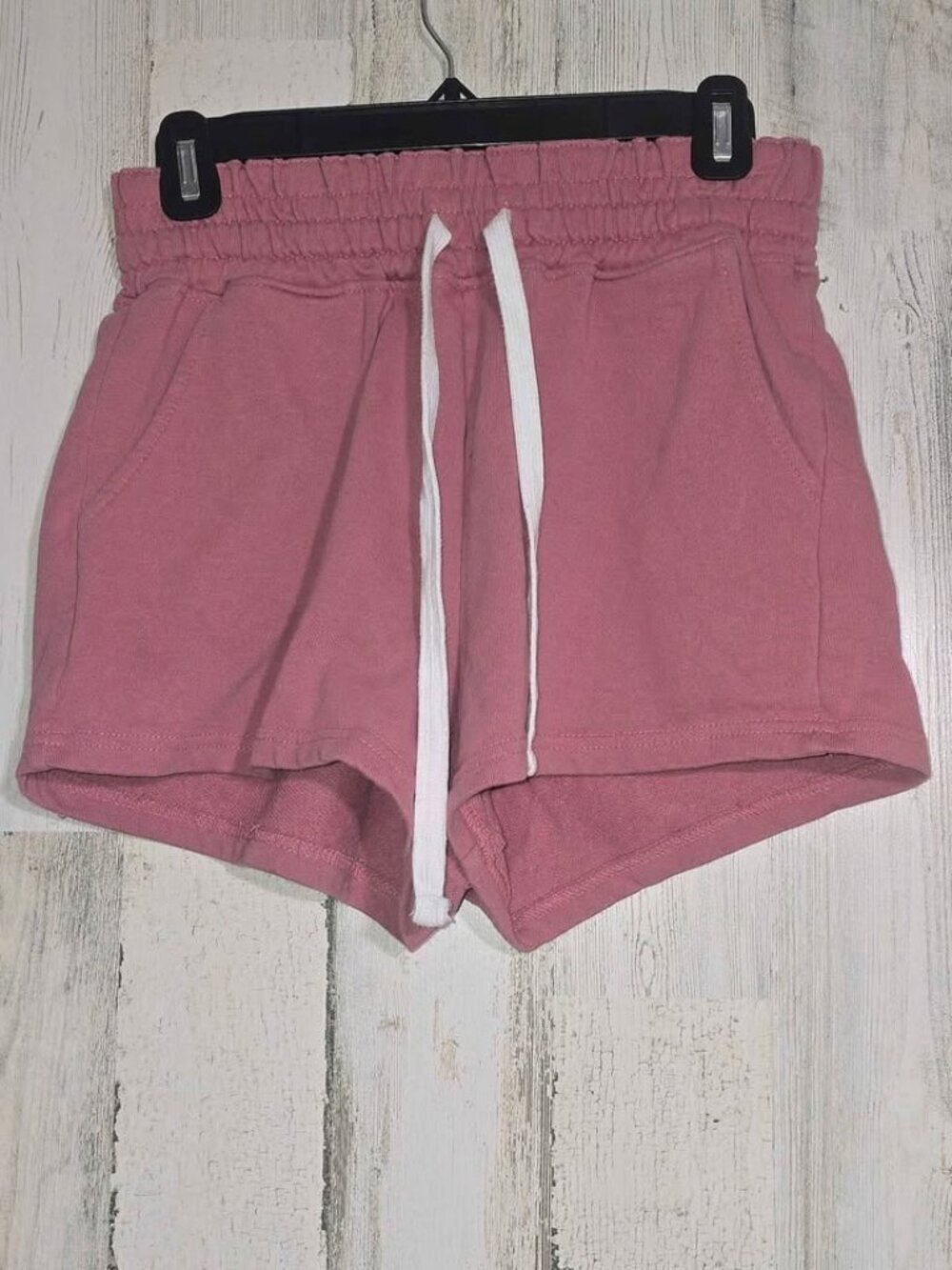 Aero Shorts Women's Size Large Pink 1987 Lounge Drawstring E6 LEAH